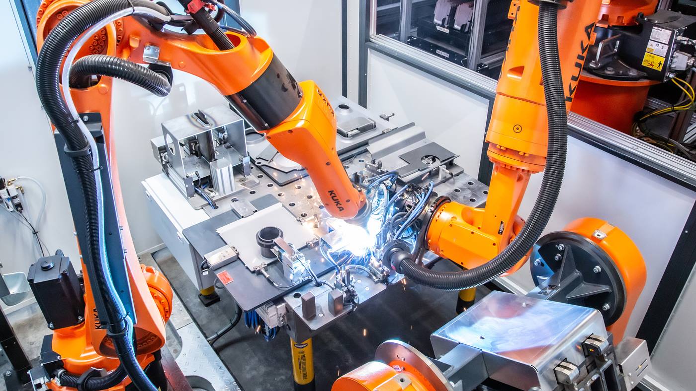 Volautomatisch boiler lassen met KUKA