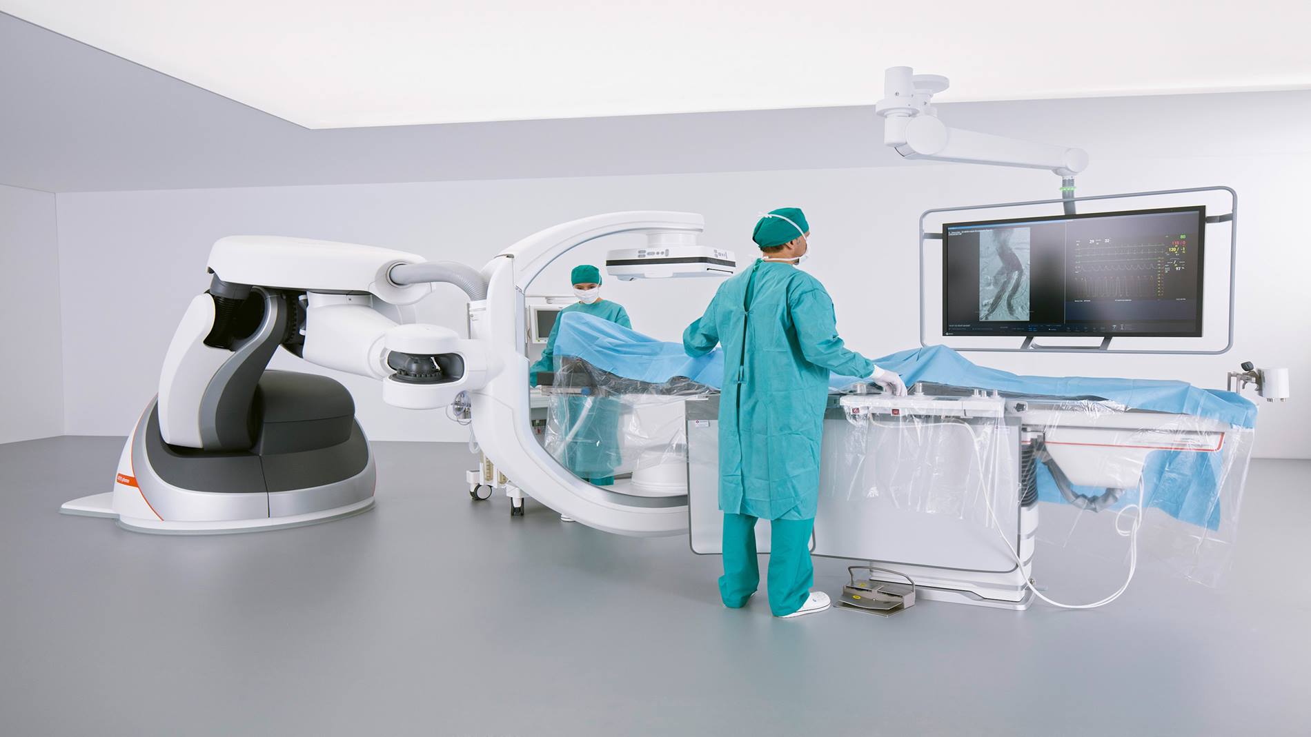 Artis pheno  with KUKA robots at Siemens Healthcare