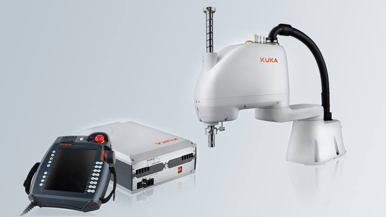 The-KUKA-KR-SCARA-Express-Pack-consists-of-SCARA-robots,-control,-operating-element-and-software